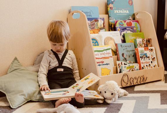 Montessori toddler bookshelf, Large