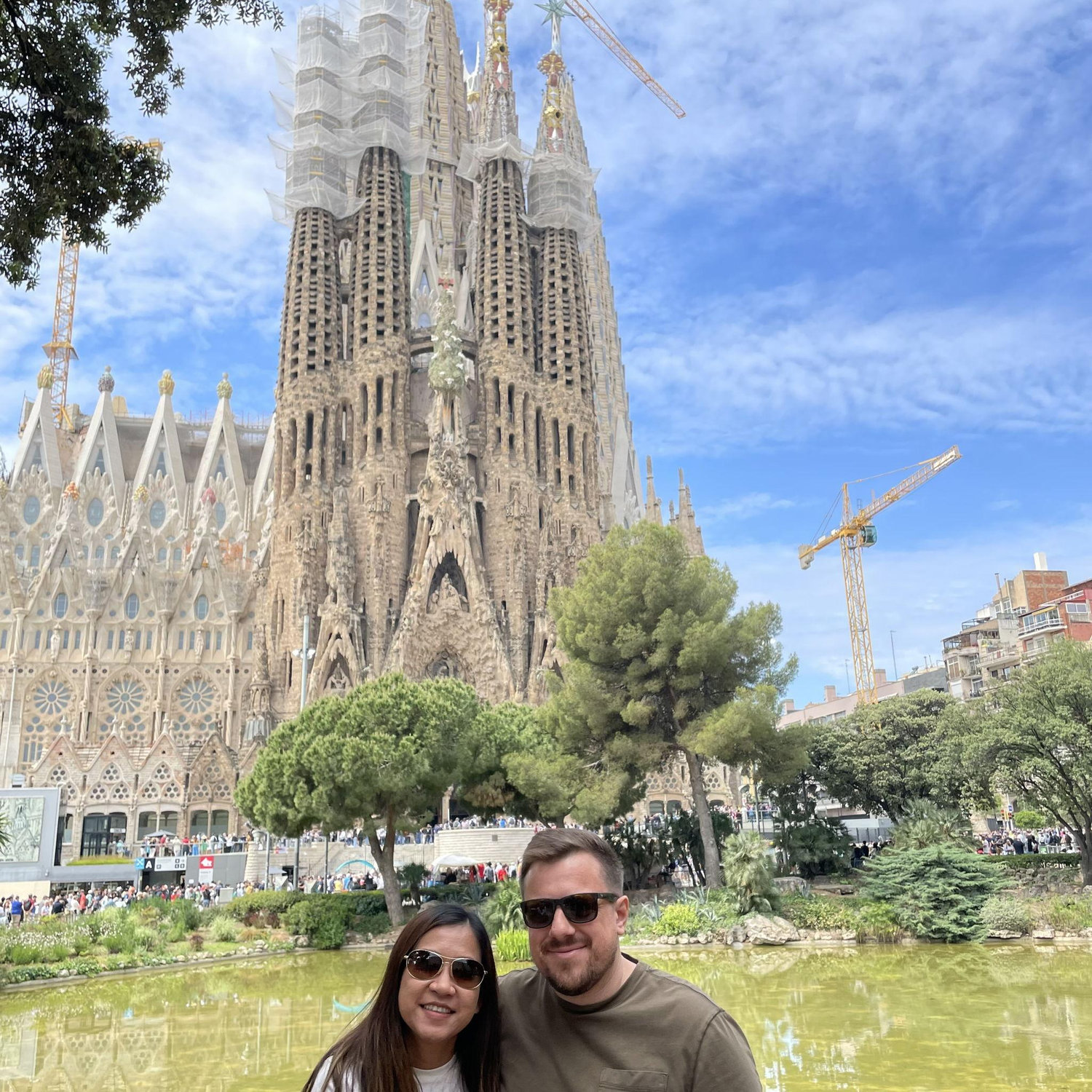 One of many mishaps when we visited Barcelona was booking the Sagrada Família on the wrong date 😂. At least we got this picture