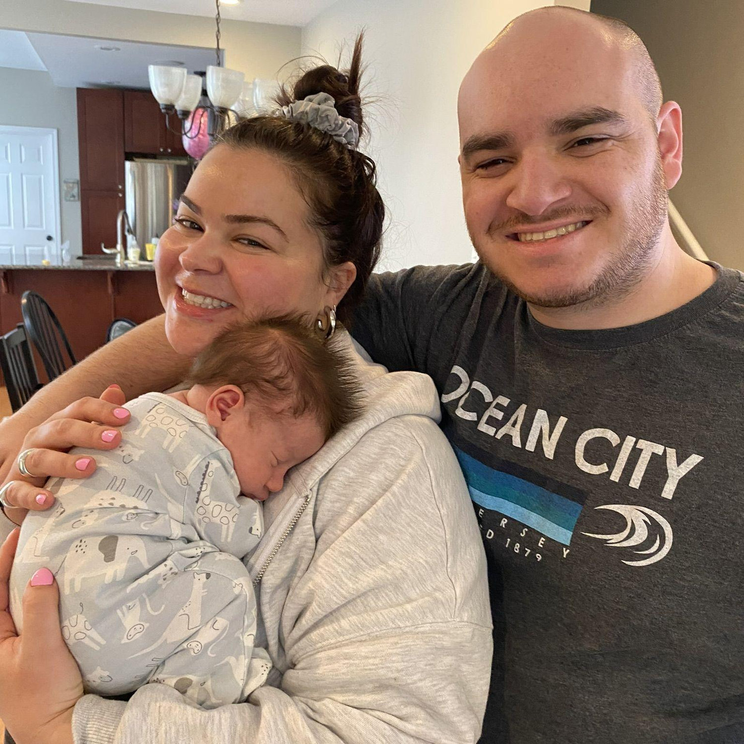 Meeting baby Jenna