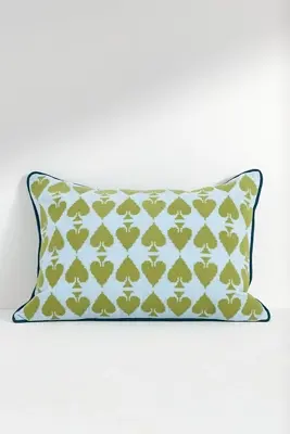 Ace Cotton Embroidered Needlepoint Pillow