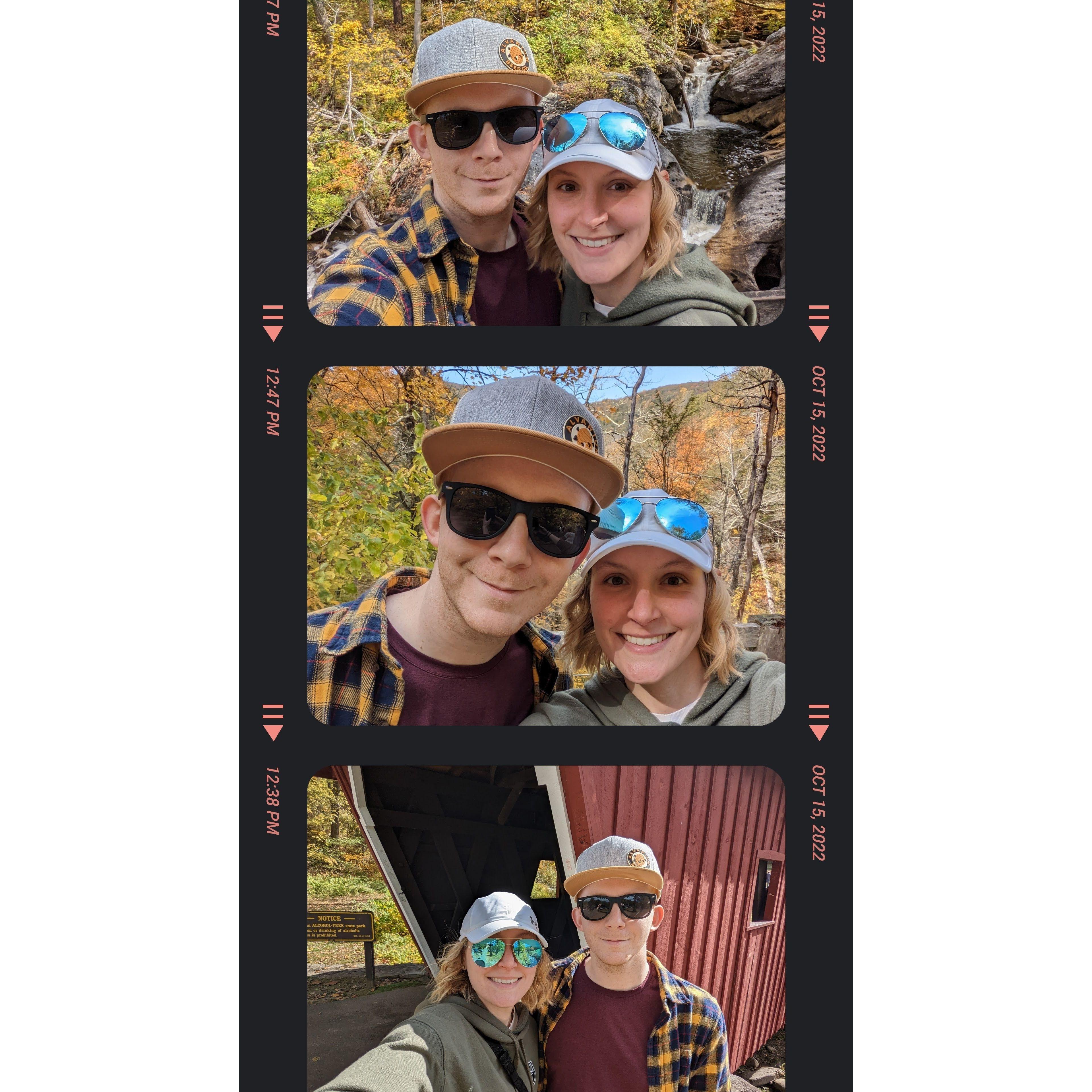 Small fall hike at Kent Falls. 2022