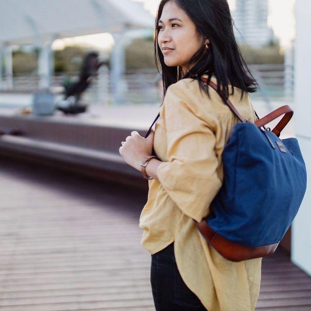 ARCH LUXE Diaper Bag - Navy