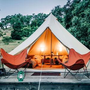 Trina and Kevin - Poppy Tent