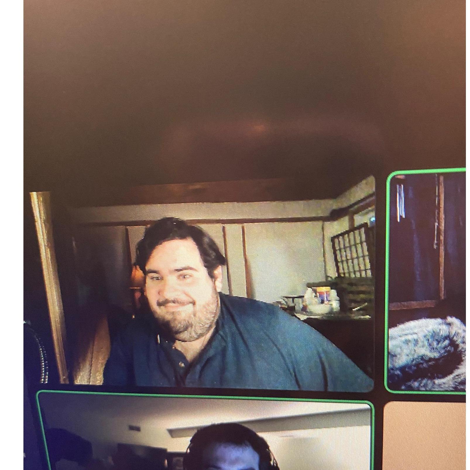 After COVID a lot changed, and all their DnD games moved online, but it did not stop Gene from looking totally hot. (this was written by Julia, can you tell?)