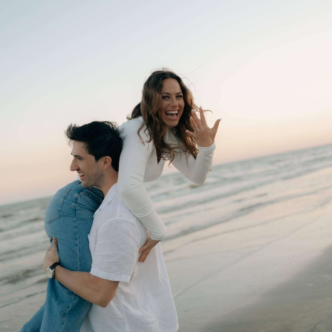 Engagement shoot with Fallon Stovall in Pirates Beach