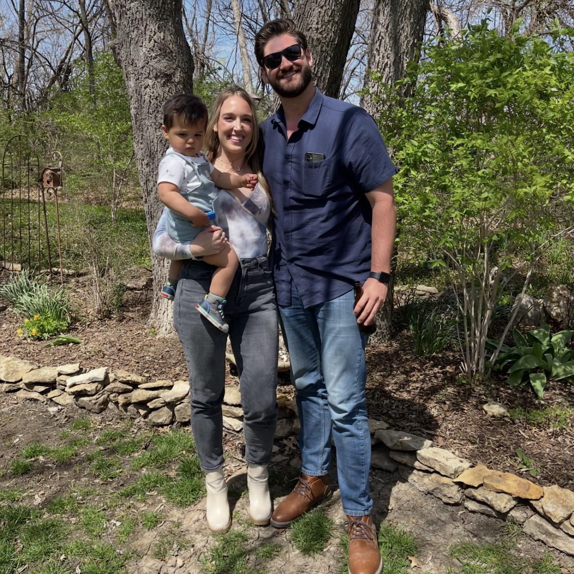 Will’s first time in Kansas City with Meg’s family, celebrating Easter