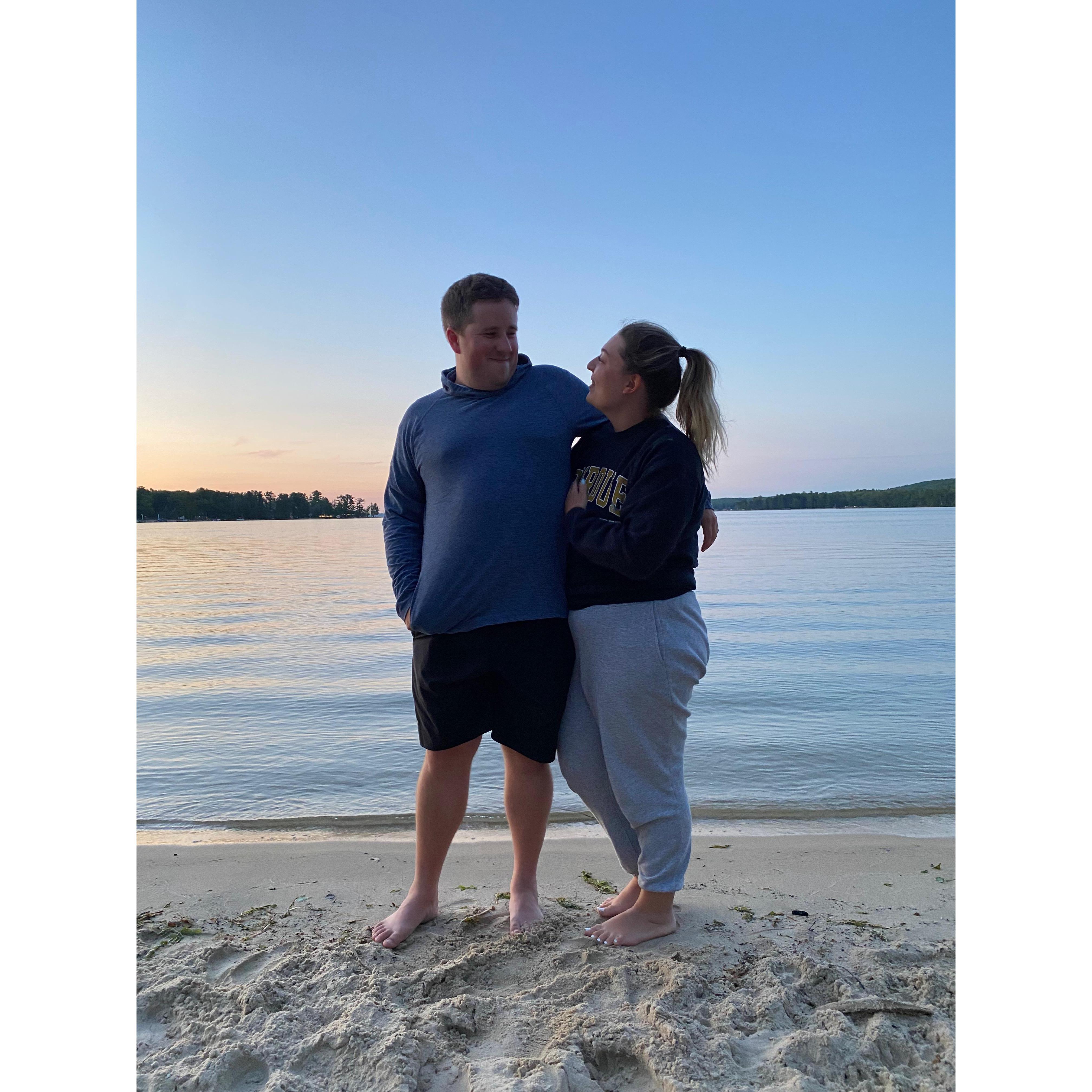 The magic of a beautiful Michigan summer night (with bellies full of Jets pizza, obviously).