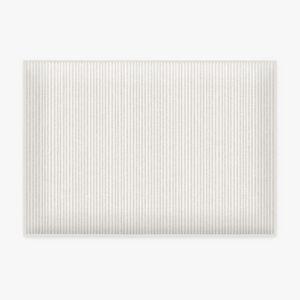 Sandro Stripe Off White Bath Mat | Ruggable