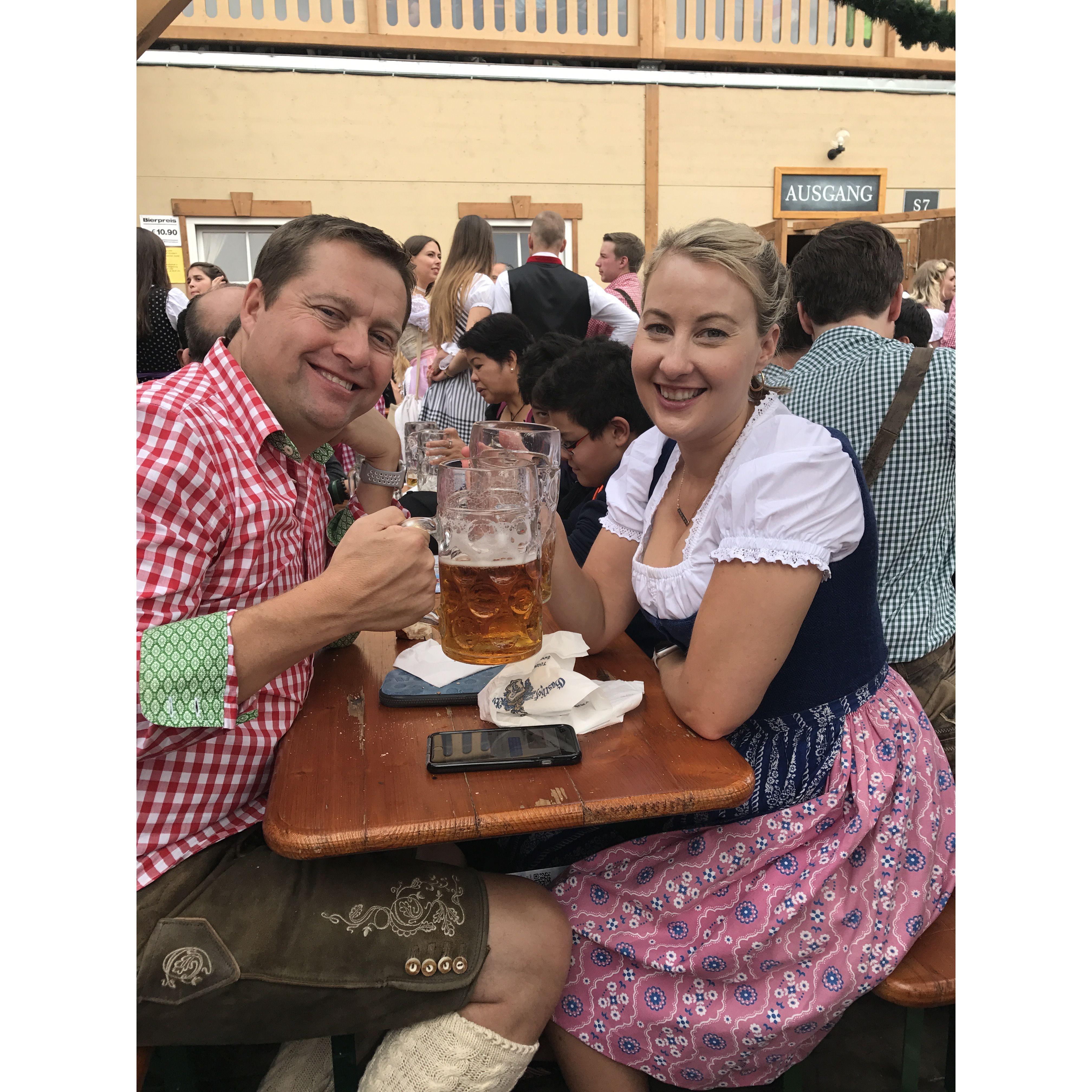 Munich Oktoberfest on our Birthday! 2017