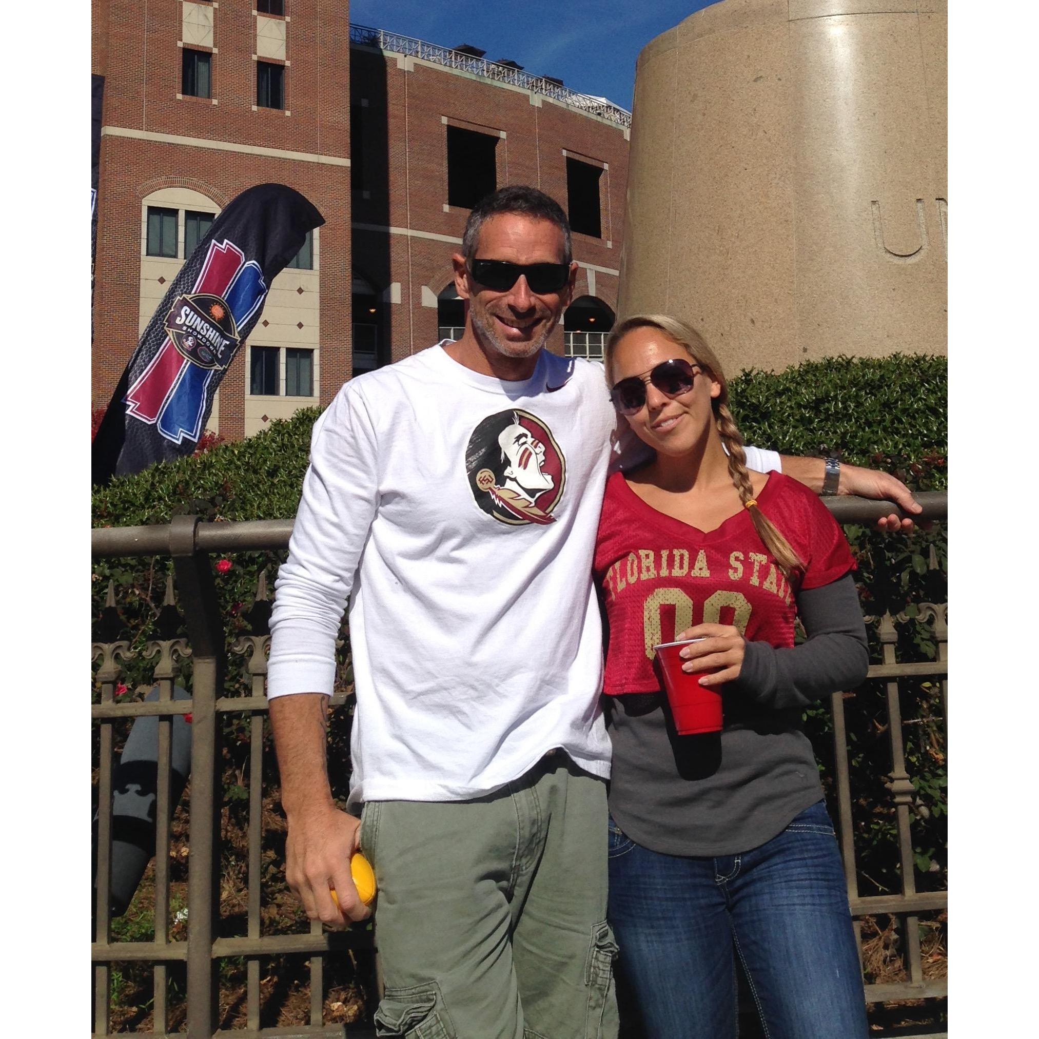 Our first FSU Football game together!
