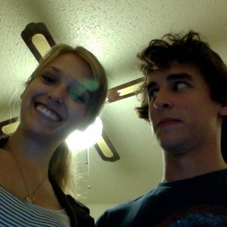 This is the first picture we have together. We made ninja shaped sugar cookies that turned out looking like they had no bones. #selfieonalaptop