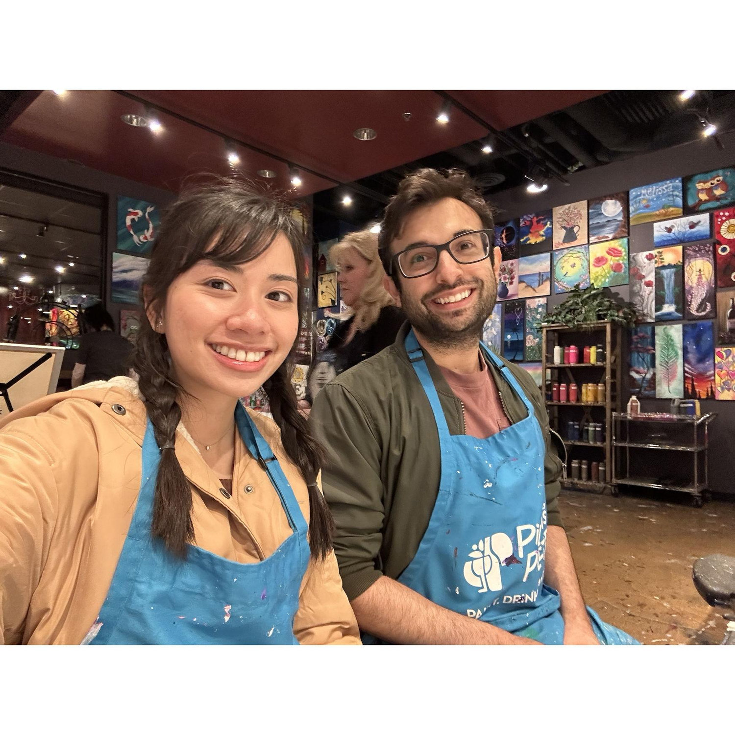 Paint and wine night!