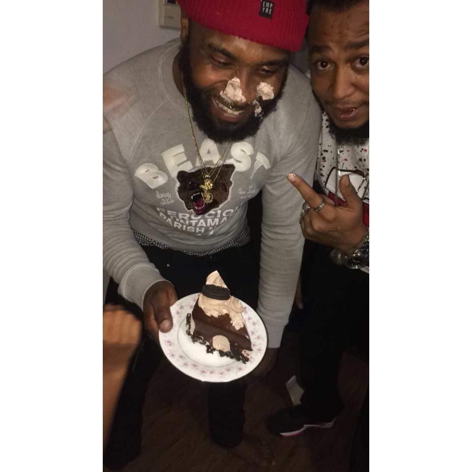 Birthday cake for days.. we threw him a surprise party and boy was he suprise!!!!