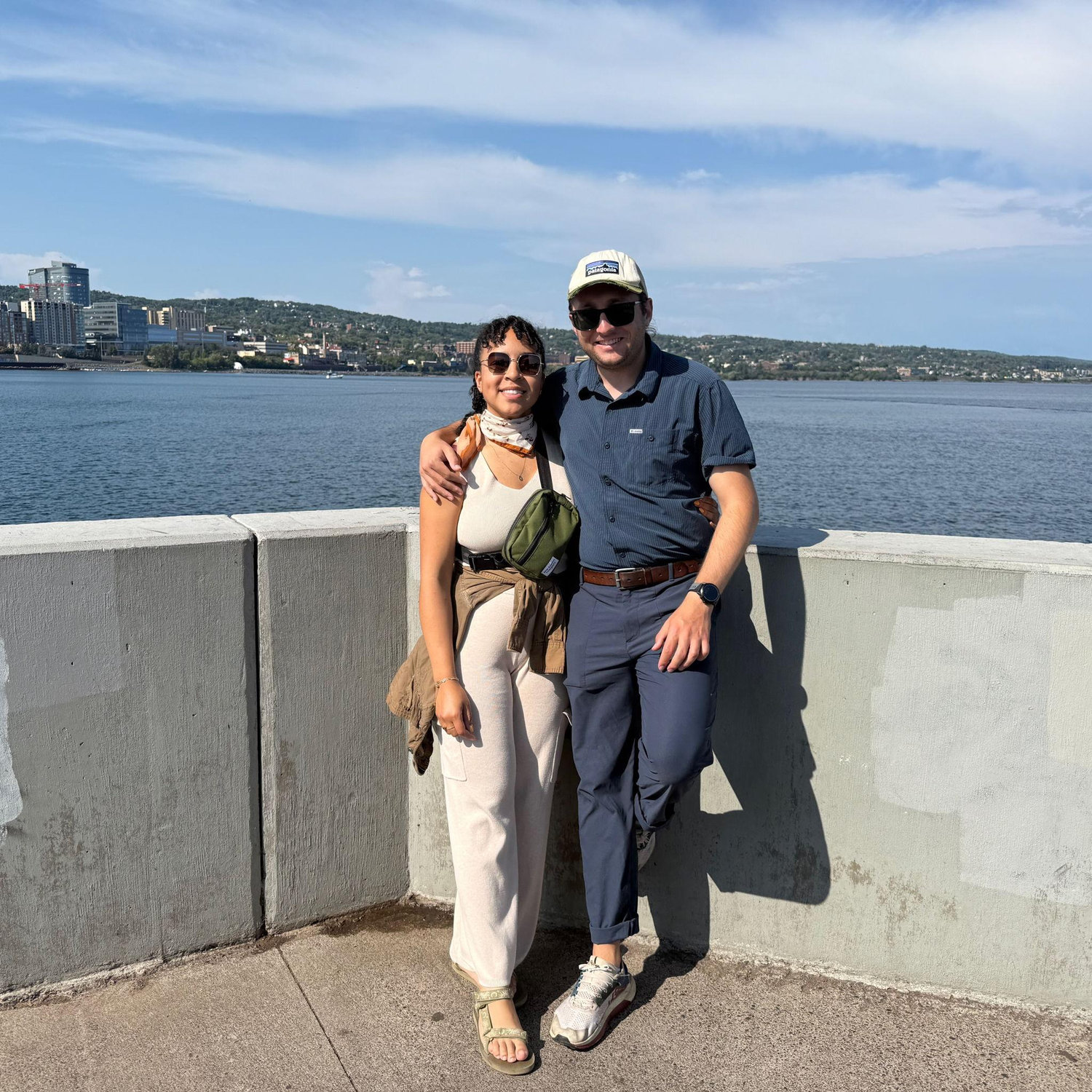 Visiting Duluth with Hazel and Gordon.