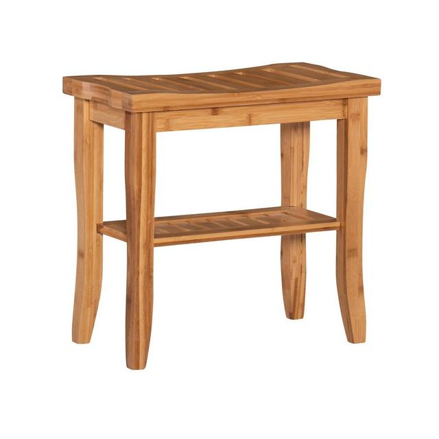 Bracken Bamboo Stool Natural - Linon