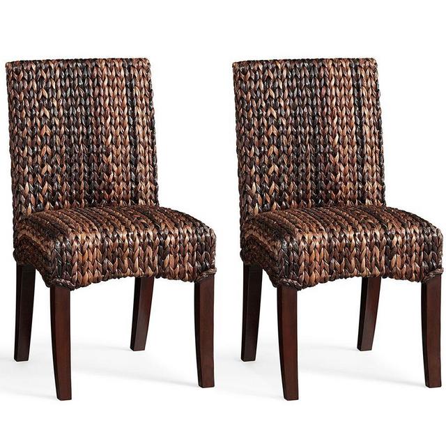 Seagrass Dining Chair, Dark, Set Of 2