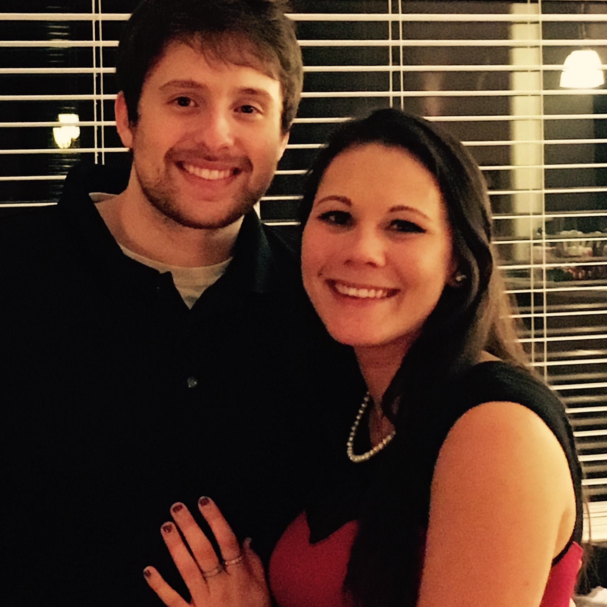 Our first Christmas together in 2015