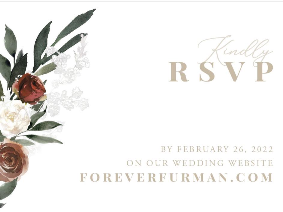 The Wedding Website of Taylor Furman and Derek Furman