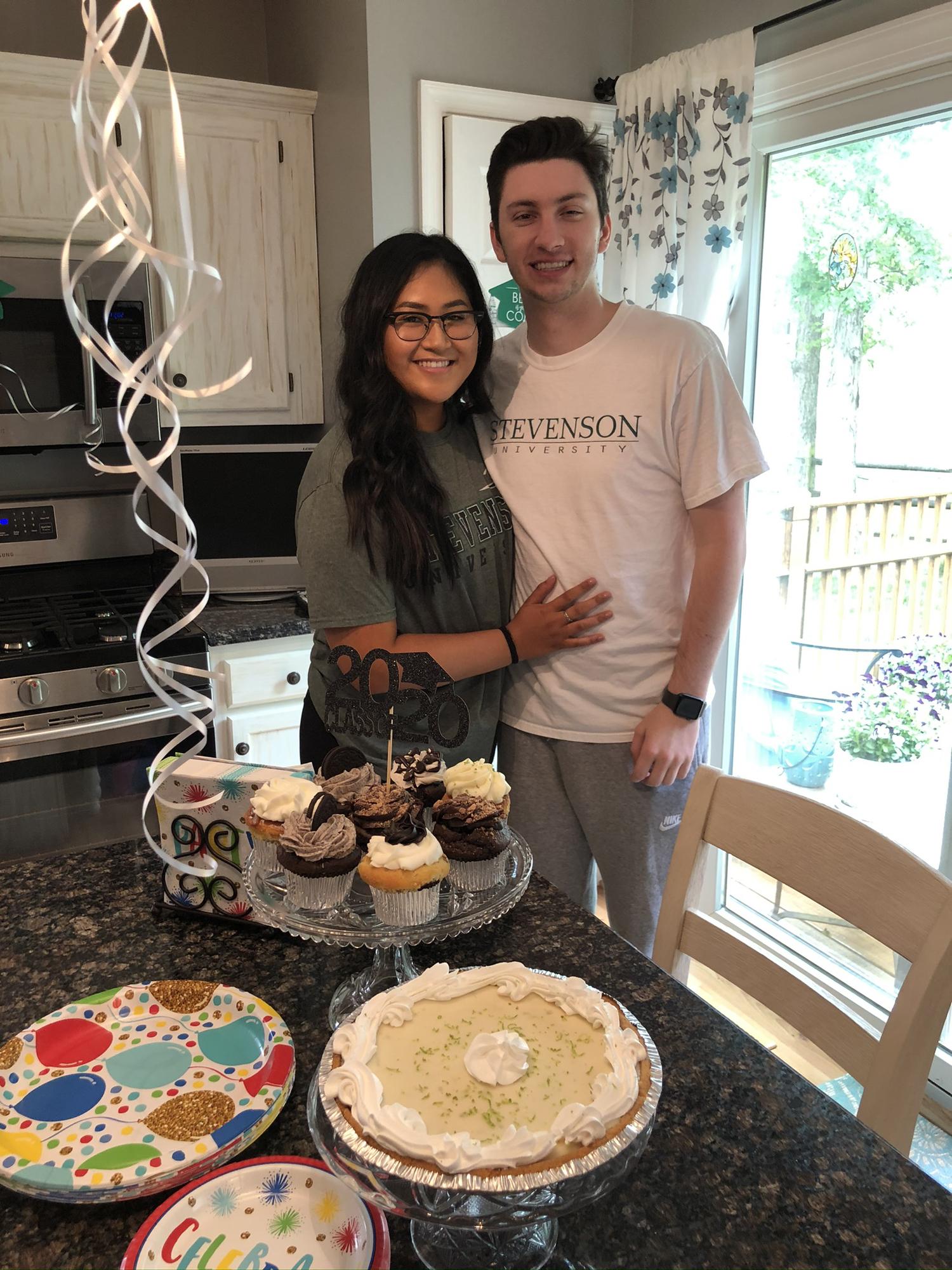 May 2020 - Andrew’s graduation celebration