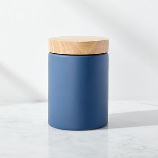 Niko Ceramic Canister with Wood Lid