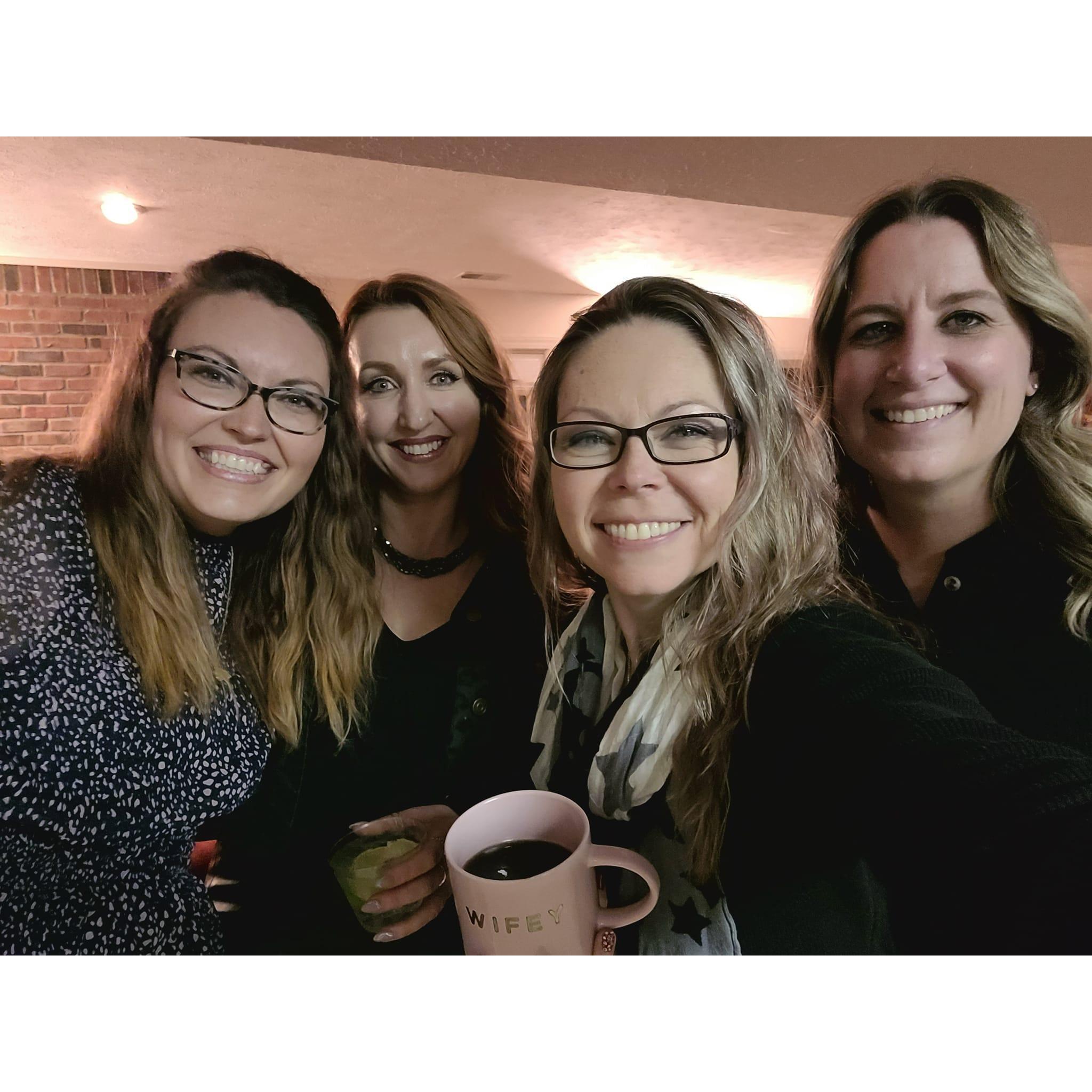Becca, Tatjana, Amy & Joy - all the ladies with the great hair!