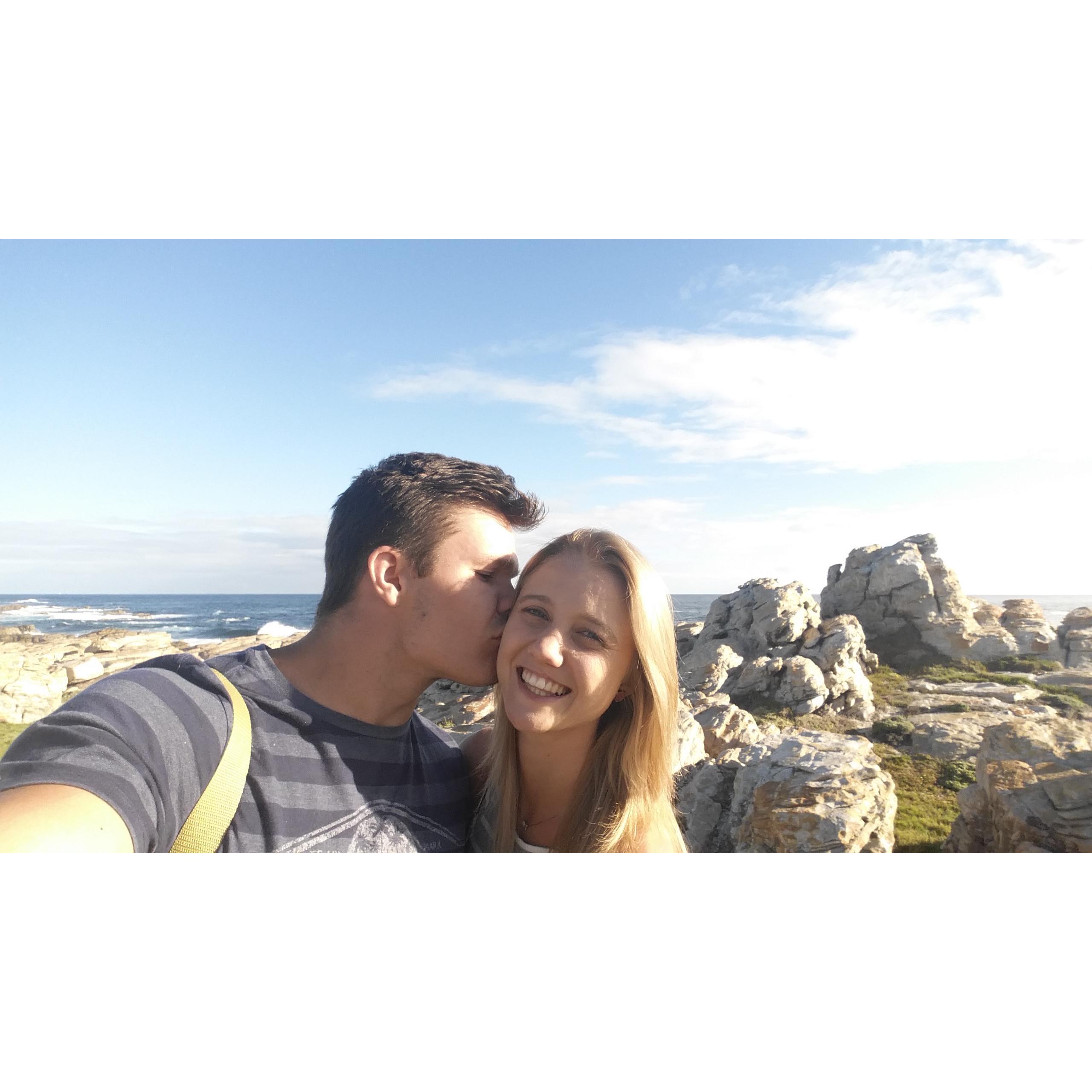 Ons eerste home date in Cape St Francis.
