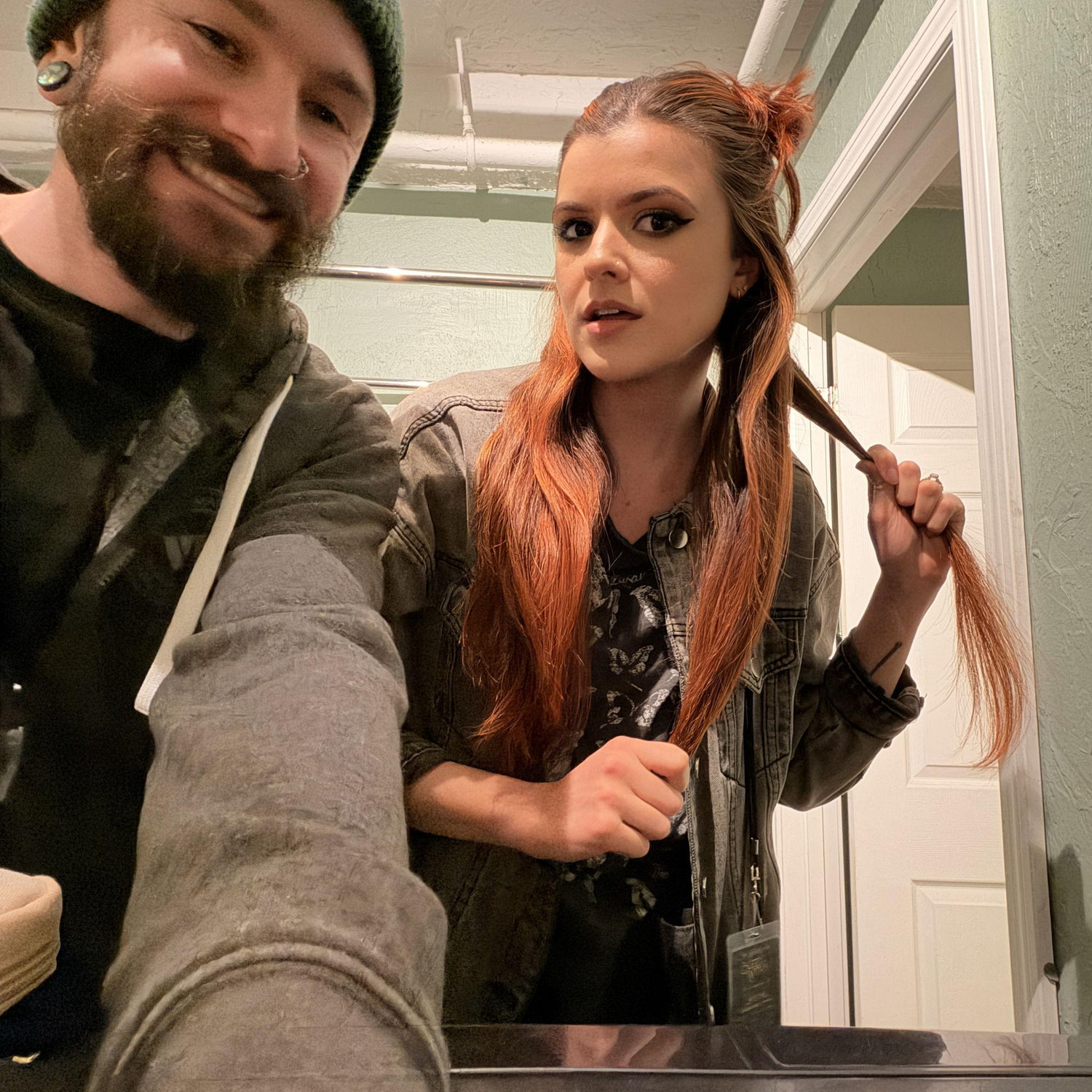 Getting ready for a show