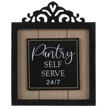 Pantry Self Serve Wood Wall Decor