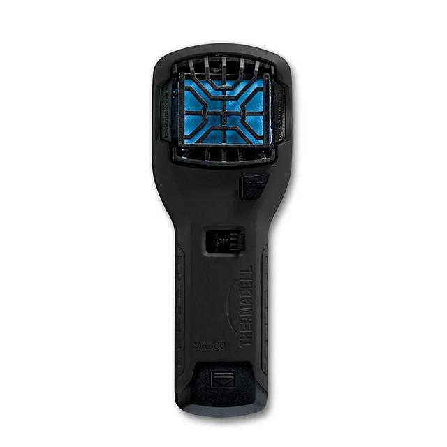 Thermacell MR300 Portable Mosquito Repeller, Black; Contains Fuel Cartridge, 3 Mosquito Repellent Mats; 15-ft Zone of Protection, 12 Hours of Mosquito-Free Relief Included; DEET-Free, No Spray