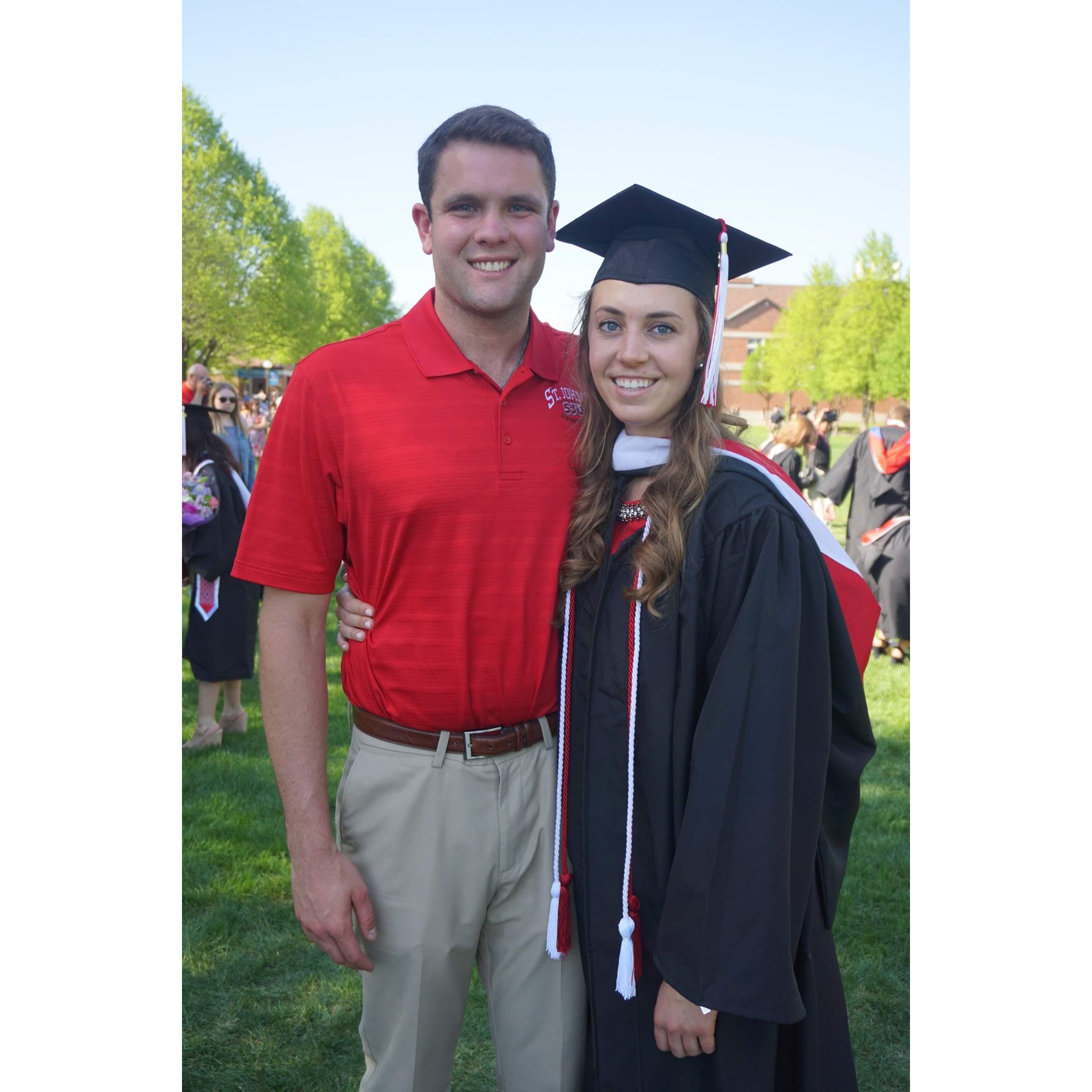 Sarah's graduation from CSB
