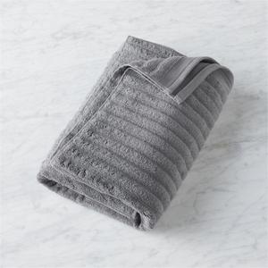 channel grey cotton bath towel