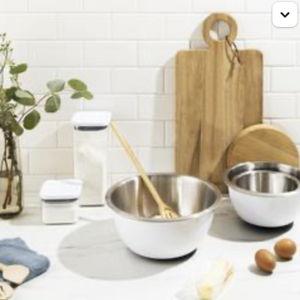 OXO Good Grips 3-Piece Stainless Steel Mixing Bowl Set