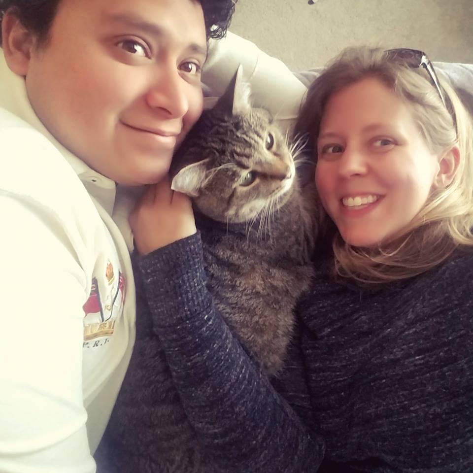 We love our kitty, Neville