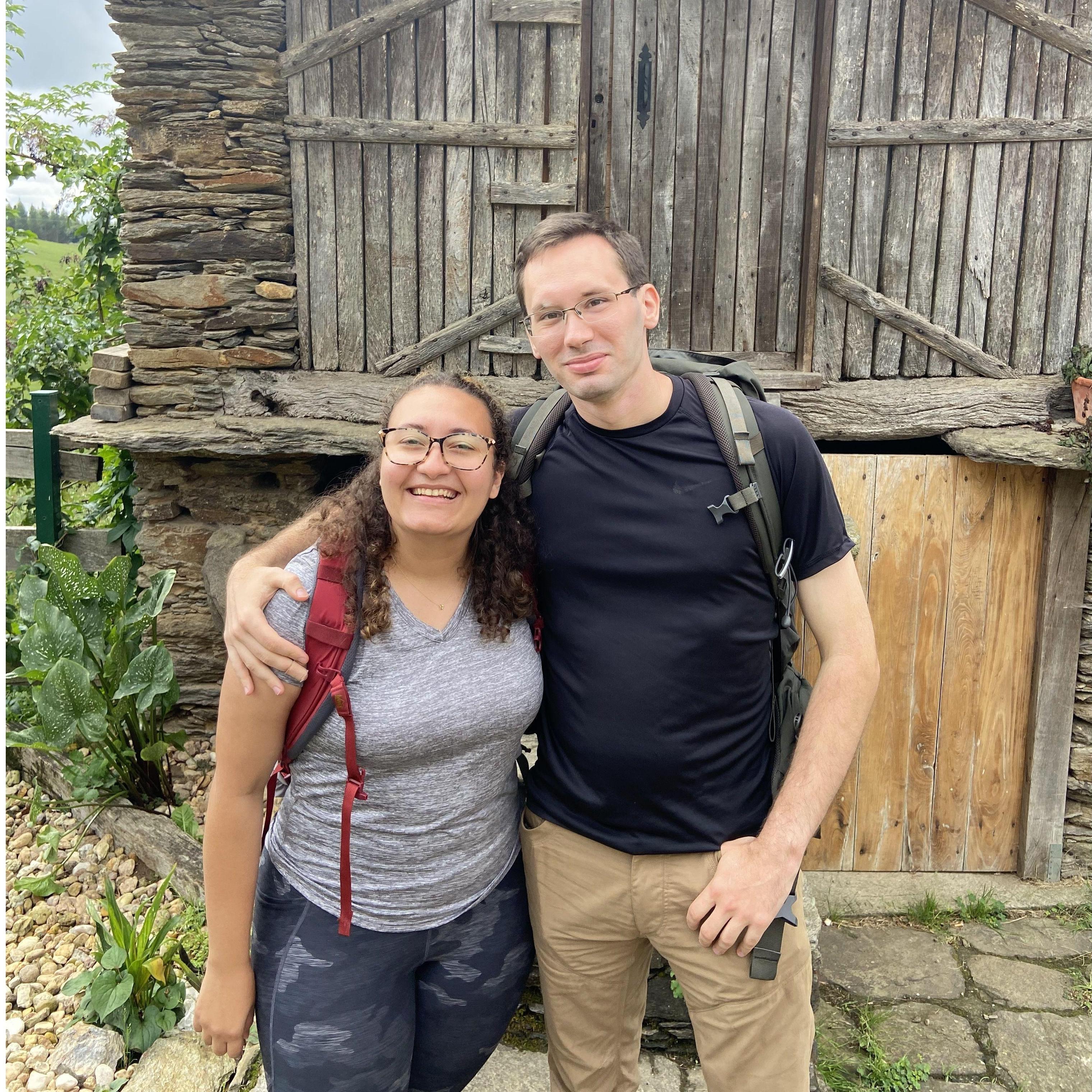 while hiking the Camino de Santiago in Spain, 2022