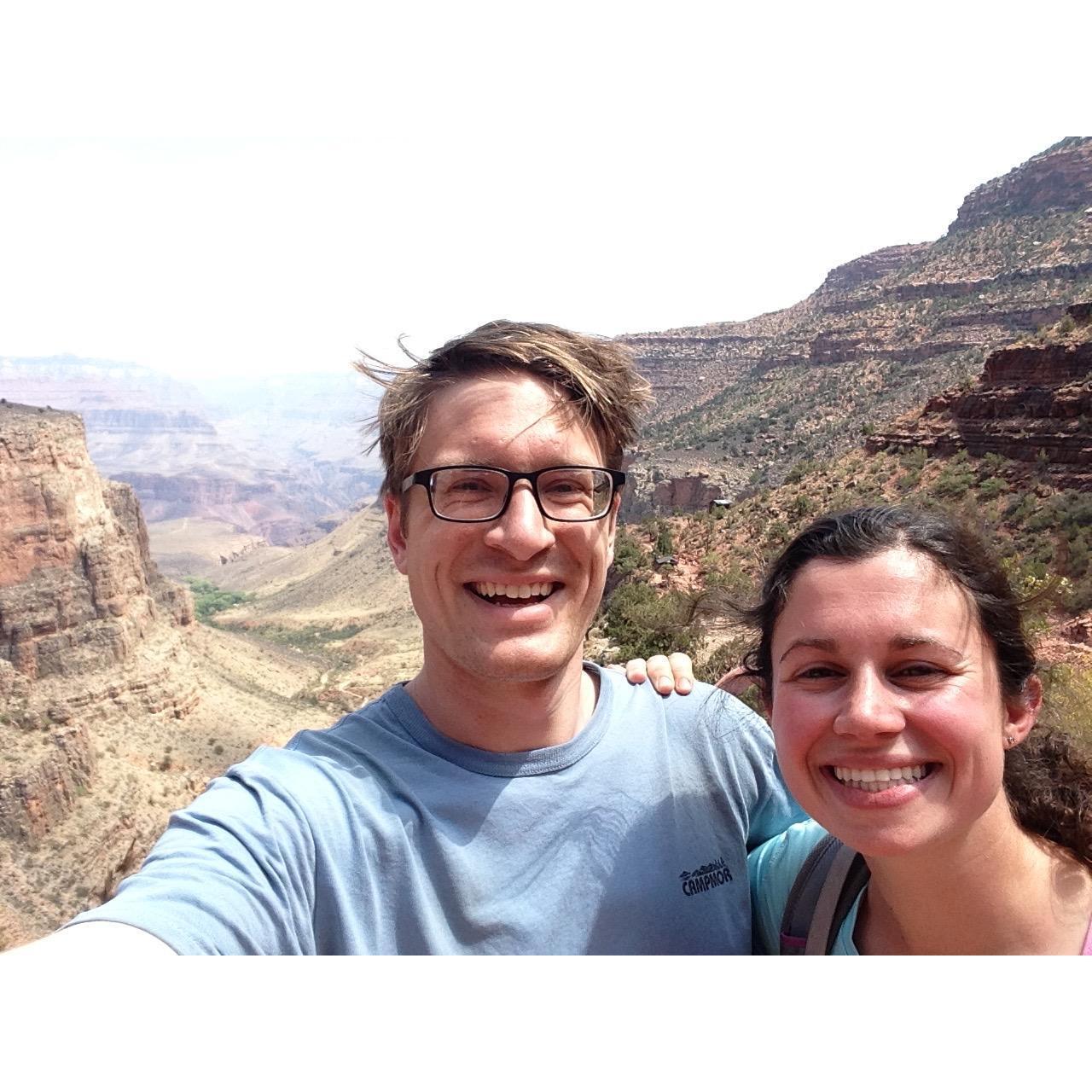 Stopped by the Grand Canyon on our cross-country road trip.