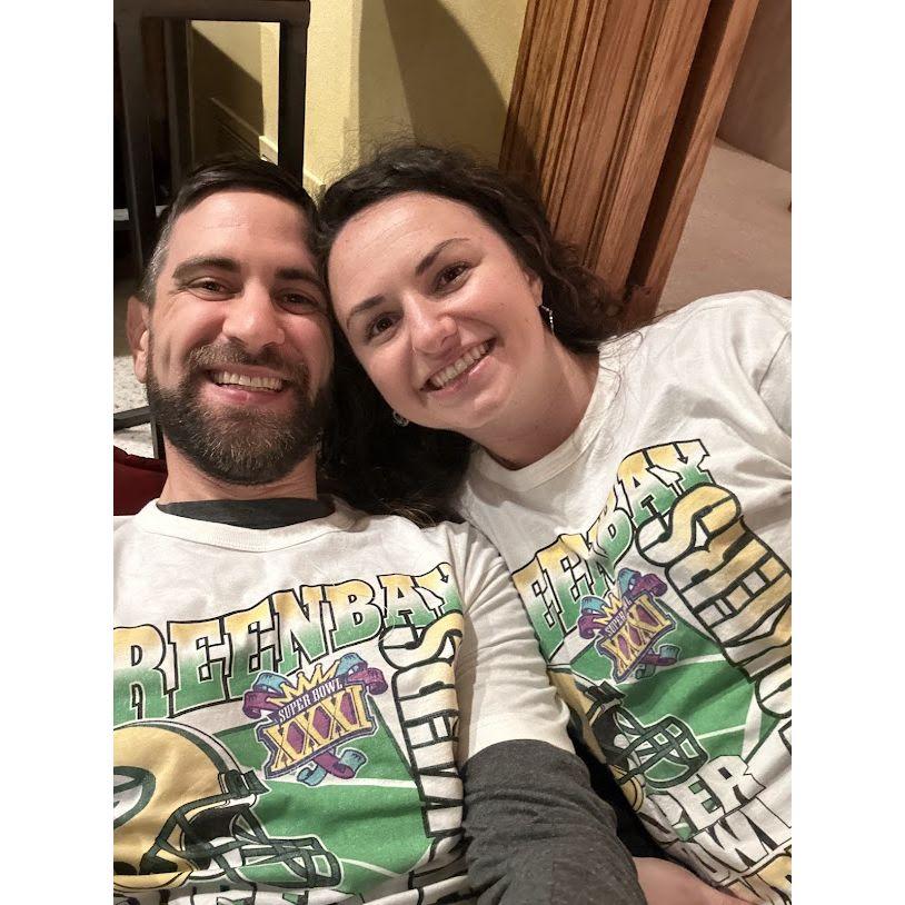 Our matching packers gear.