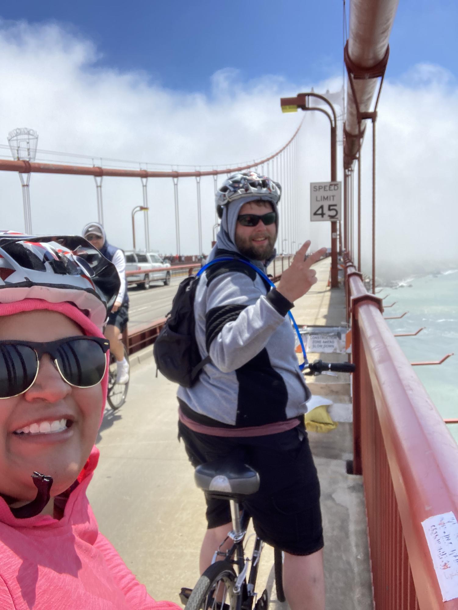 Biking the Golden Gate Bridge!