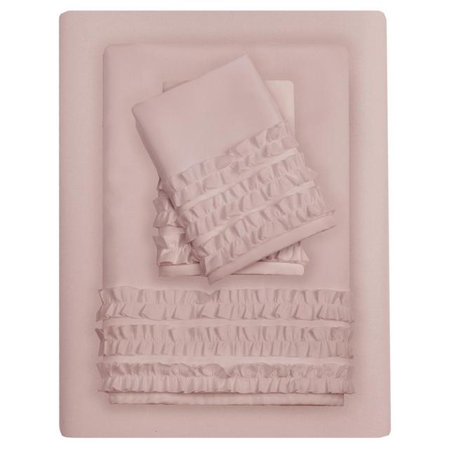 6pc Sheet Sets Pink California King