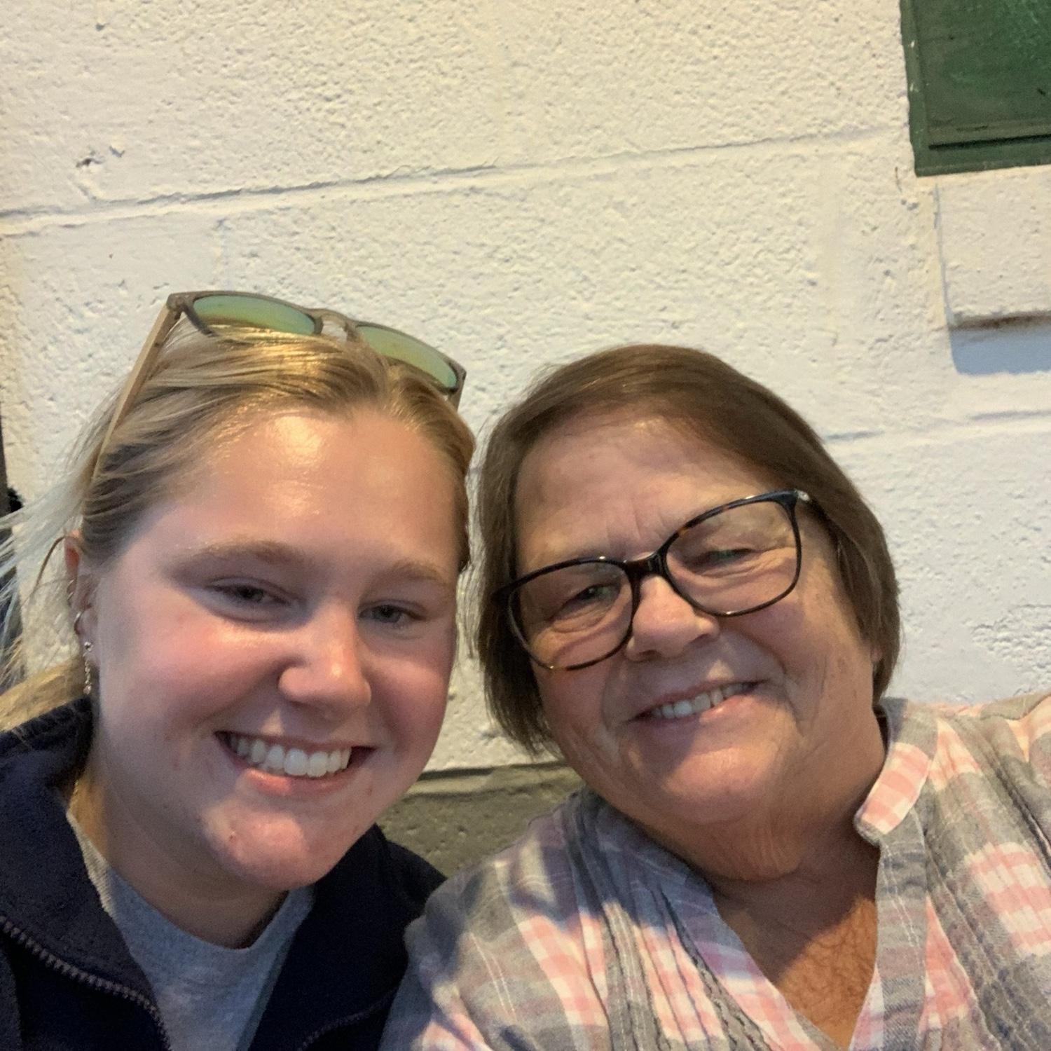 Jordan and her Grannie, Jo Ann!