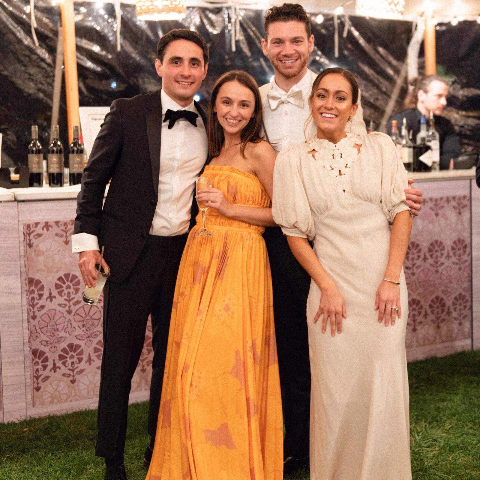 Celebrating our best friends Eric and Lauren’s wedding. Ross made an epic best man speech!!