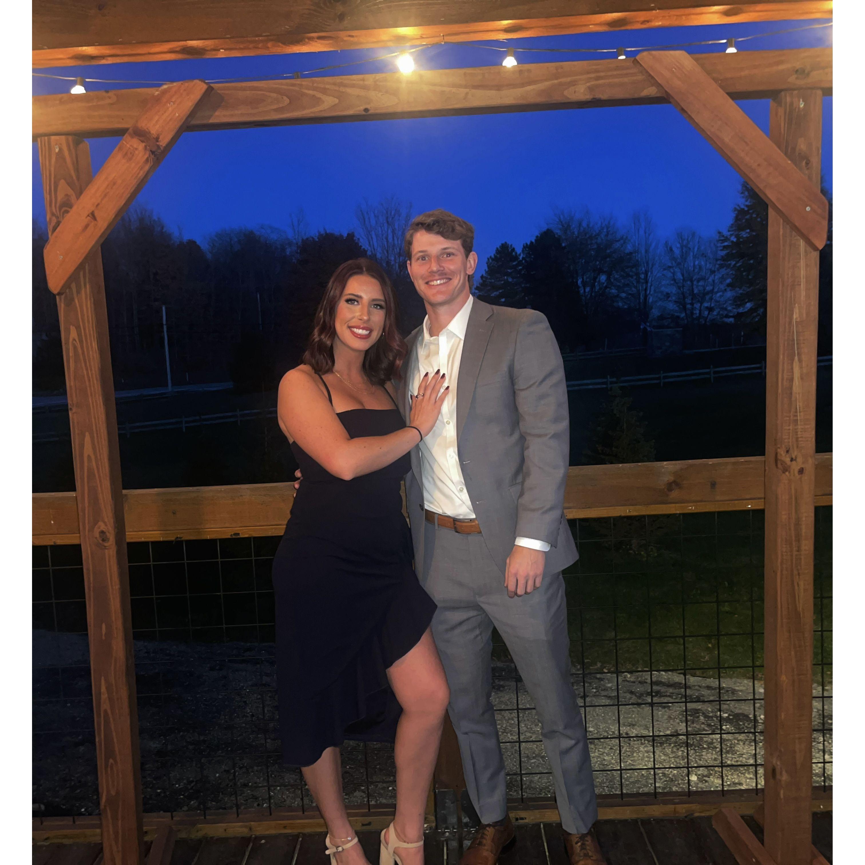 Our first wedding together!