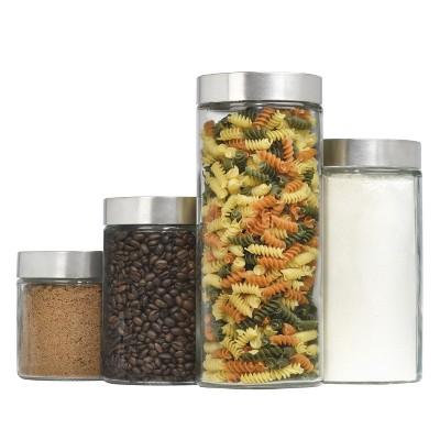 Glass Cylinder Canister Set of 4 - Threshold™