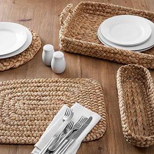 Water Hyacinth Bread Basket