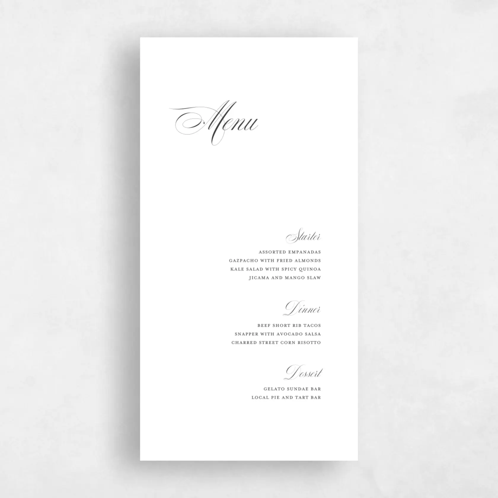 Menu - Jade preview