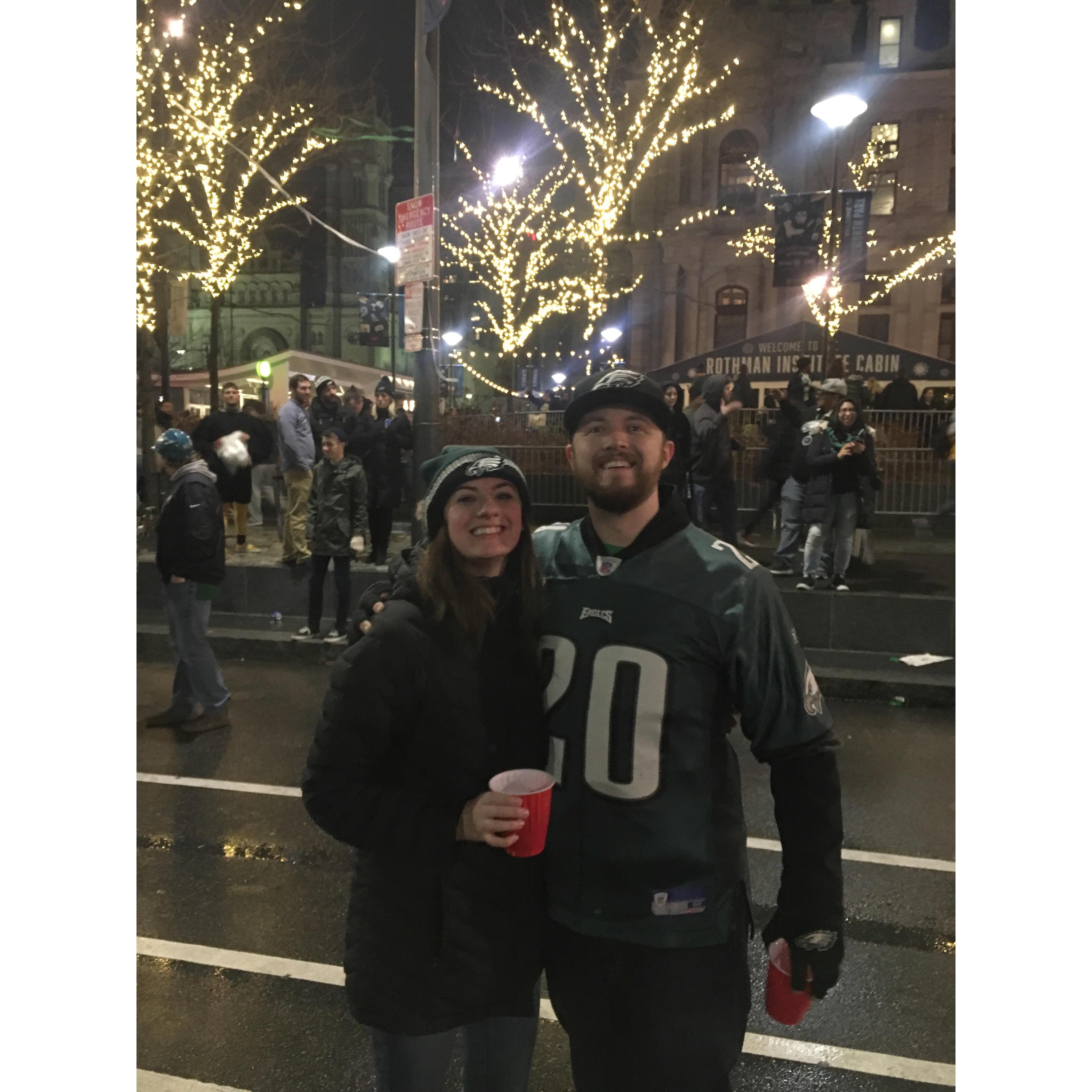 Seeing our Eagles win the Super Bowl was amazing!