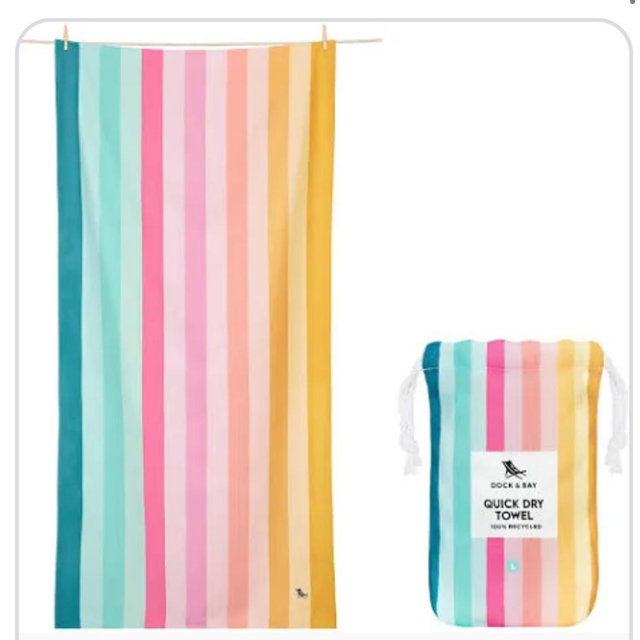 Dock & Bay Quick Dry Towel - Coastal Candy
