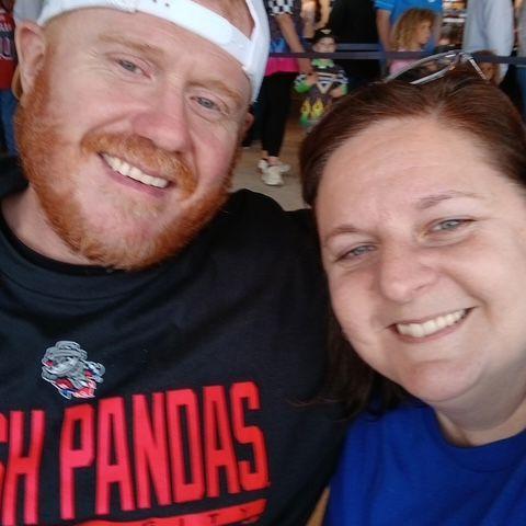 Enjoying Jayson's beloved Trash Pandas