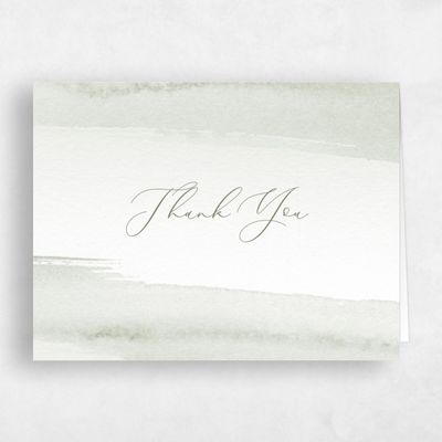 Pale Sage, Green Wedding Thank You - Elting Landscape