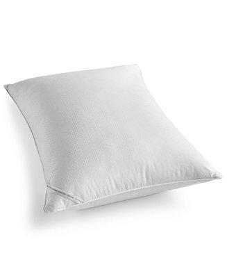 Diamond-Grid Feather & Down Wrap Medium Support Standard/Queen Pillow