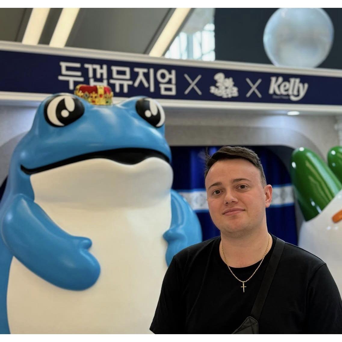 Tait's first time in Korea! Fell in love with soju
